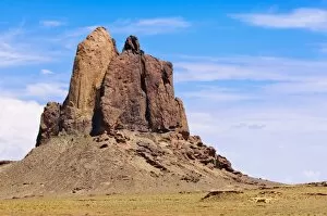 Images Dated 14th July 2008: High desert scenery near Shiprock, New Mexico, United States of America, North America