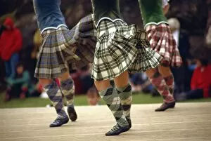 Highland dancing competition, Skye Highland Games, Portree, Isle of Skye
