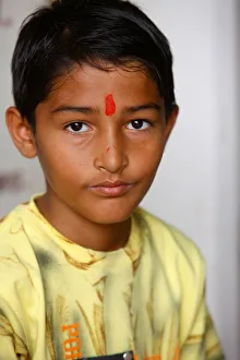 Hindu boy, Dubai, United Arab Emirates, Middle East Hindu boy, Dubai, United Arab Emirates, Middle East