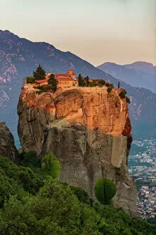 Monastery Collection: Holy Monastery of Holy Trinity at sunrise, UNESCO World Heritage Site