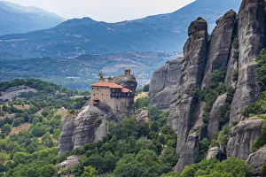 Holy Monastery of St. Nicholas Anapafsas, UNESCO World Heritage Site, Meteora Monasteries Holy Monastery of St. Nicholas Anapafsas, UNESCO World Heritage Site, Meteora Monasteries