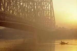 Indian Architecture Collection: The Howrah Bridge over the Hugli River