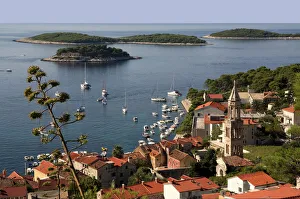 Prints of Hvar and outer islands, Dalmatia, Croatia, Adriatic, Europe Croatia Prints: Hvar Island Print, Croatia