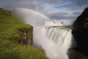 Related Images Gallery: Icelands most famous waterfall tumbles 32m into a steep sided canyon