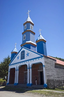 Iglesia de Nuestra Signora del Patrocinio de Tenaun, the most famous of the wooden churches Iglesia de Nuestra Signora del Patrocinio de Tenaun, the most famous of the wooden churches