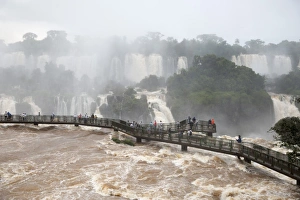 Iguazu Falls from Brazilian side, Iguazu National Park, UNESCO World Heritage Site Iguazu Falls from Brazilian side, Iguazu National Park, UNESCO World Heritage Site