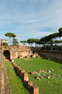 Imperial palace at Forum Romanum, Palatine Hill, Rome, Lazio, Italy, Europe Imperial palace at Forum Romanum, Palatine Hill, Rome, Lazio, Italy, Europe