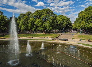 Independence Square, Mendoza, Argentina, South America Independence Square, Mendoza, Argentina, South America