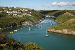 Inlet and River Solva, Solva, St. Brides Bay, Pembrokeshire, Wales, United Kingdom Inlet and River Solva, Solva, St. Brides Bay, Pembrokeshire, Wales, United Kingdom