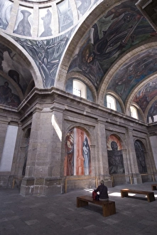 Instituto Cultural de Cabanas, built between 1805 and 1810, with murals by Jose Clemente Orozco painted between 1936 and 1939, Guadalajara, Jalisco, Mexico, North Instituto Cultural de Cabanas, built between 1805 and 1810, with murals by Jose Clemente Orozco painted between 1936 and 1939, Guadalajara, Jalisco, Mexico, North