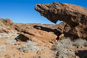 Twyfelfontein Collection: Interesting rock formation in Twyfelfontein, Namibia, Africa