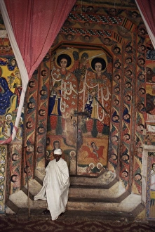 Interior of the Christian church of Ura Kedane Meheriet (Kidene Mehret) Interior of the Christian church of Ura Kedane Meheriet (Kidene Mehret)