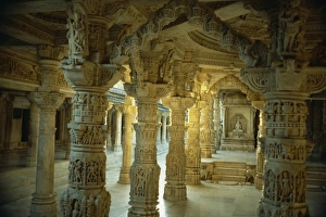 Interior, Dillawara Temple, Mount Abu, Rajasthan state, India, Asia Interior, Dillawara Temple, Mount Abu, Rajasthan state, India, Asia
