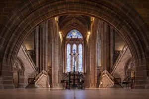 Interior of Liverpool Cathedral, Liverpool, Merseyside, England, United Kingdom, Europe Interior of Liverpool Cathedral, Liverpool, Merseyside, England, United Kingdom, Europe