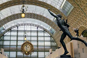 Prints of Interior of Musee D Orsay Art Gallery, Paris, France, Europe Paris Prints: Interior of Musee D Orsay Art Gallery Print