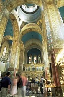 Interior of the Russian Orthodox Alexander Nevsky Cathedral, Toompea, Tallinn Interior of the Russian Orthodox Alexander Nevsky Cathedral, Toompea, Tallinn