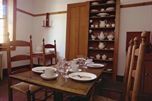 Travel Destinations In USA Prints: Interior with table