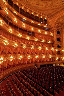Buenos Aires Collection: Interior view of Teatro Colon and its Concert Hall, Buenos Aires, Buenos Aires Province