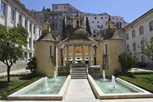 The Jardim de Manga pavilion and fountain, once part of s anta Cruz, Coimbra