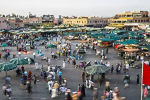 Jemaa el-Fna Square, UNESCO World Heritage Site, Marrakech, Morocco, North Africa, Africa Jemaa el-Fna Square, UNESCO World Heritage Site, Marrakech, Morocco, North Africa, Africa