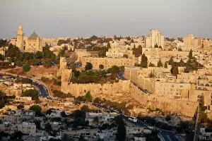 Related Images Gallery: Jerusalem seen from Mount of Olives, Jerusalem, Israel, Middle East