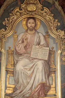 Jesus, St. Nicholass Church, Prague, Czech Republic, Europe Jesus, St. Nicholass Church, Prague, Czech Republic, Europe