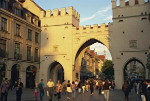 Munich (Munchen) Gallery: Karls Gate (Tor), Munich, Bavaria, Germany, Europe