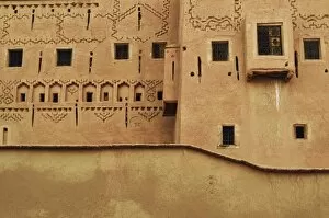 Taourirt Collection: Detail of Kasbah Taourirt, Ouarzazate, Morocco, North Africa, Africa