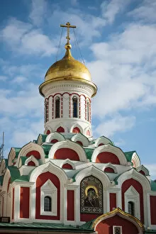 Images Dated 16th December 2019: Kazan Cathedral, Red Square, UNESCO World Heritage Site, Moscow, Moscow Oblast, Russia