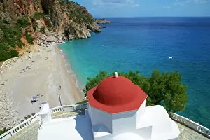 Images Dated 24th May 2013: Kira Panagia beach, Karpathos, Dodecanese, Greek Islands, Greece, Europe