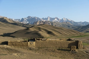 The Koh-e Baba mountains make an impressive backdrop in Bamiyan Province, Afghanistan The Koh-e Baba mountains make an impressive backdrop in Bamiyan Province, Afghanistan