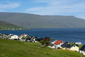 Kollafjordur, Streymoy Island, Faroe Islands, Denmark, Europe Kollafjordur, Streymoy Island, Faroe Islands, Denmark, Europe