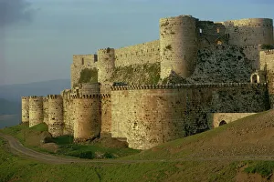 Krak des Chevaliers, UNESCO World Heritage Site, Syria, Middle East Krak des Chevaliers, UNESCO World Heritage Site, Syria, Middle East