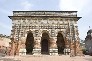 Krishna Chadraji temple, built in brick in 1755, standing within the Kalna complex Krishna Chadraji temple, built in brick in 1755, standing within the Kalna complex