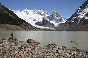 Laguna Torre with view of Cerro Torre and Glaciar Grande, El Chalten, Patagonia, Argentina Laguna Torre with view of Cerro Torre and Glaciar Grande, El Chalten, Patagonia, Argentina