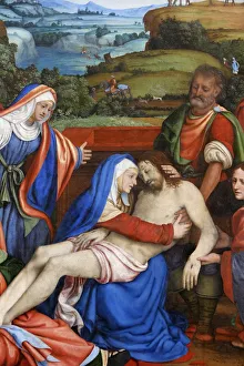 The Lamentation over the Christs death, by Andrea di Bartolo, painted in 1465, Paris The Lamentation over the Christs death, by Andrea di Bartolo, painted in 1465, Paris
