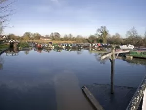 Lapworth flight of locks, Stratford-upon-Avon Canal, Warwickshire, England