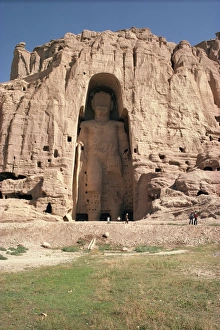 Large Buddha, subsequently destroyed by the Taliban, Bamiyan, UNESCO World Heritage Site Large Buddha, subsequently destroyed by the Taliban, Bamiyan, UNESCO World Heritage Site