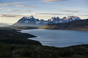 Late afternoon light in the Torres del Paine National Park, Patagonia, Chile, South America Late afternoon light in the Torres del Paine National Park, Patagonia, Chile, South America