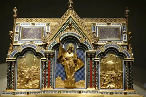 Leopold reliquary in Klosterneuburg abbey, Klosterneuburg, Austria, Europe Leopold reliquary in Klosterneuburg abbey, Klosterneuburg, Austria, Europe
