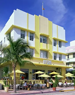 The Leslie Hotel, Ocean Drive, Art Deco District, Miami Beach, South Beach The Leslie Hotel, Ocean Drive, Art Deco District, Miami Beach, South Beach