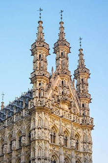 Grote Markt Gallery: Leuven Stadhuis (City Hall) and buildings on Grote Markt, Leuven, Flemish Brabant