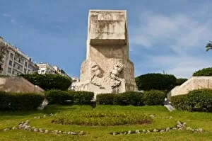 Algiers Collection: Liberation monument on the Boulevard Khemish Mohamed, Algiers, Algeria