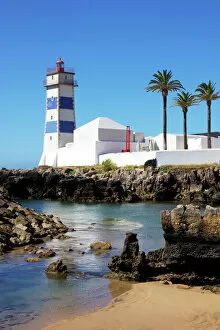 Portugal Collection: Lighthouse, Cascais, Portugal, Europe
