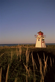 Lighthouse at Cavendish Beach, Prince Edward Island, Canada, North America Lighthouse at Cavendish Beach, Prince Edward Island, Canada, North America