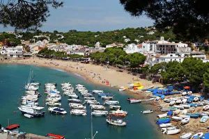 Llafranc, near Palafrugell, Costa Brava, Catalonia, Spain, Mediterranean, Europe Llafranc, near Palafrugell, Costa Brava, Catalonia, Spain, Mediterranean, Europe