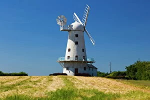 Images Dated 9th July 2013: Llancayo Windmill, near Usk, Monmouthshire, Wales, United Kingdom, Europe