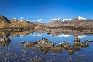 Lochan na h-Achlaise, The Black Mount, Lower Rannoch Moor, Argyll and Bute, Scotland Lochan na h-Achlaise, The Black Mount, Lower Rannoch Moor, Argyll and Bute, Scotland