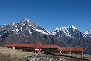 A lodge at Kongde in Everest region, Khumbu Region, Himalayas, Nepal, Asia A lodge at Kongde in Everest region, Khumbu Region, Himalayas, Nepal, Asia