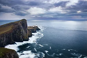 Long exposure at Neist Point lighthouse and its promontory, Isle of Skye, Inner Hebrides Long exposure at Neist Point lighthouse and its promontory, Isle of Skye, Inner Hebrides